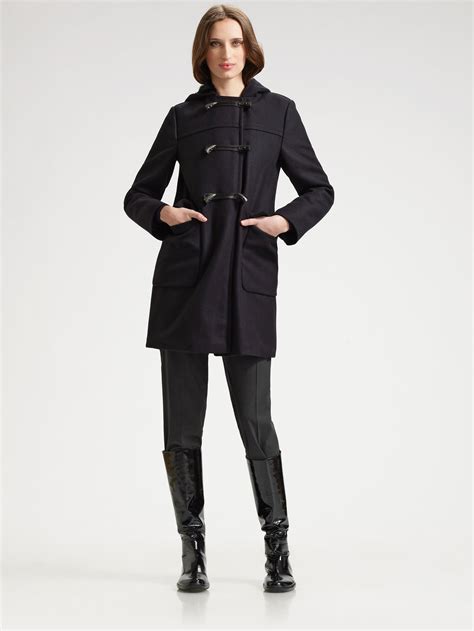 prada duffle coat|Wool duffel coat .